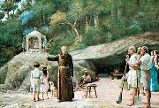 Benedito Calixto The groot of Friar Palacios oil on canvas